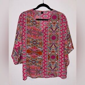 SHEIN Batwing Blouse Size Large